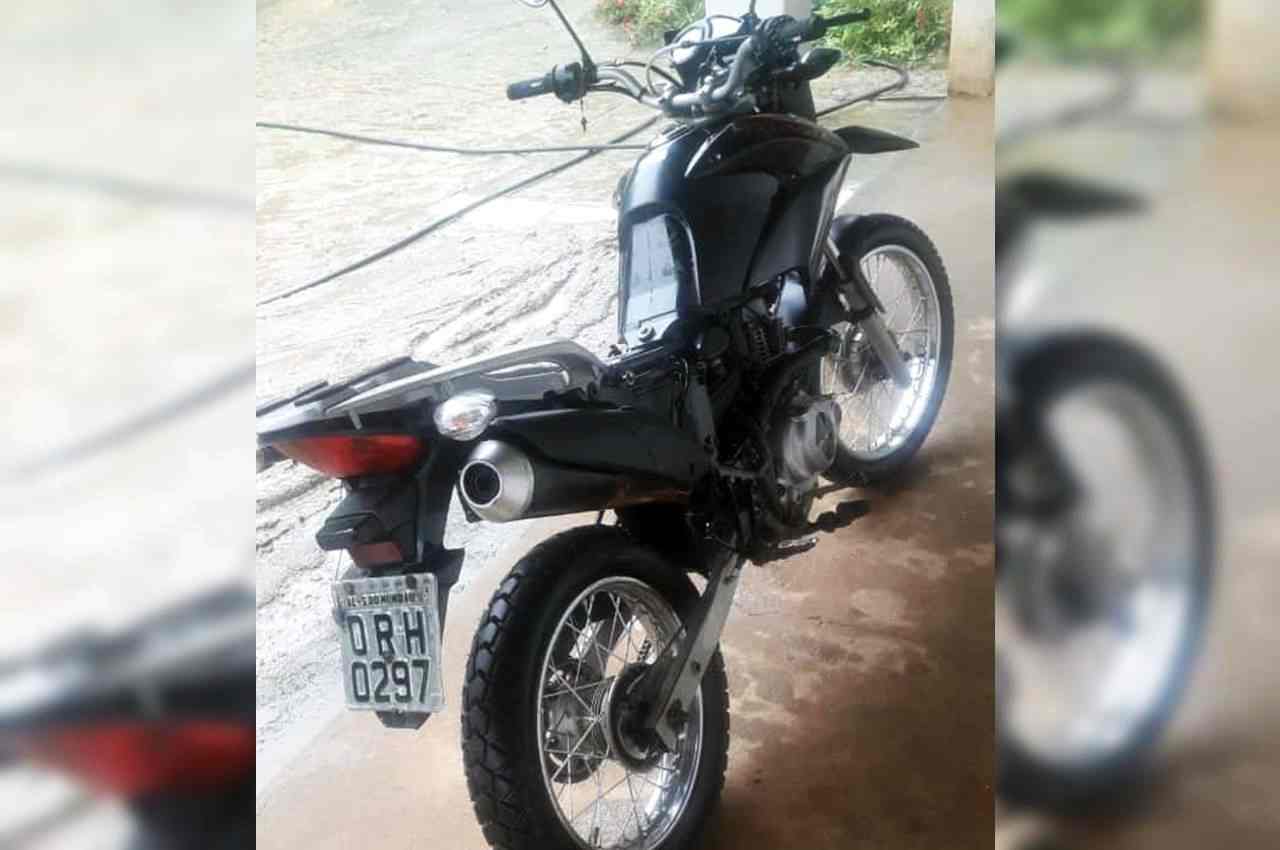 Motocicleta foi furtada em Santana do Mundaú | © Cortesia