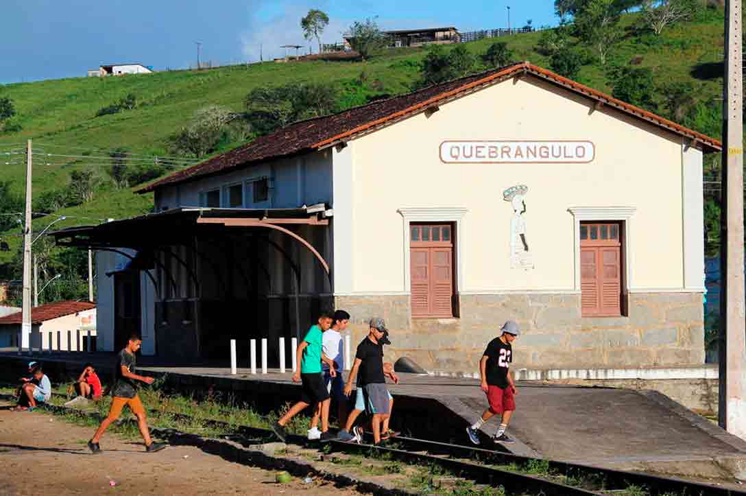 Estação ferroviária de Quebrangulo (AL), que será ponto final do Trem do Graciliano | © Divulgação