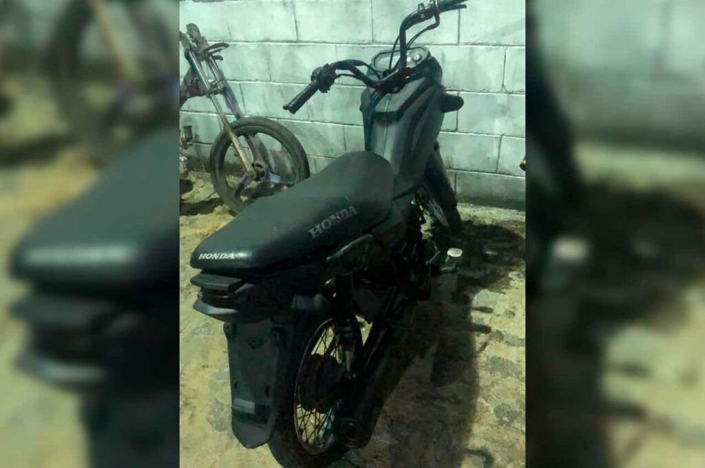 PM localiza moto roubada próximo a usina em União dos Palmares