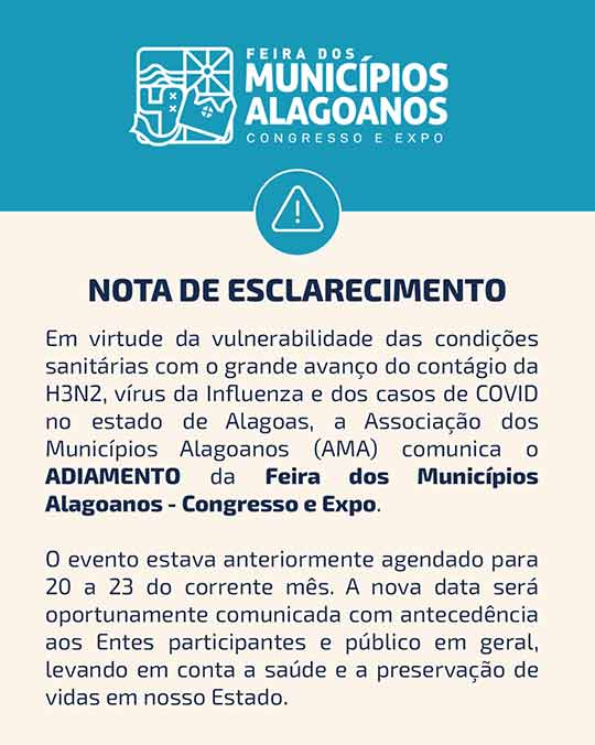 Nota de esclarecimento divulgada pela AMA | © Divulgação