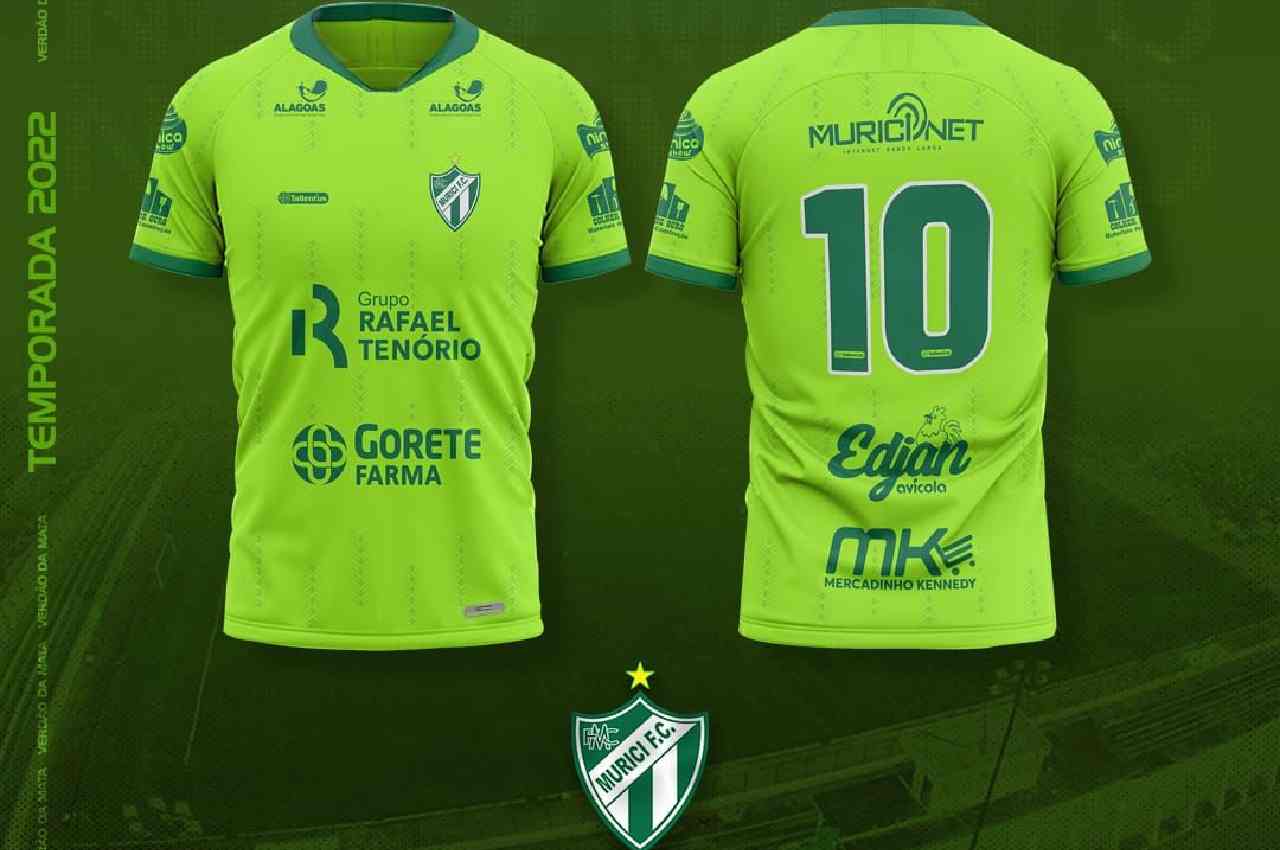 Novo uniforme do Murici Futebol Clube – © Assessoria 