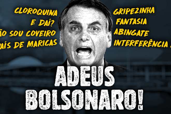 Capa do site Adeus Bolsonaro – © Reprodução 