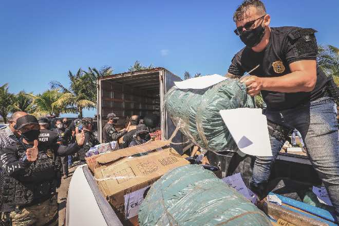 Governo de Alagoas divulga balanço sobre apreensão de drogas em 2021