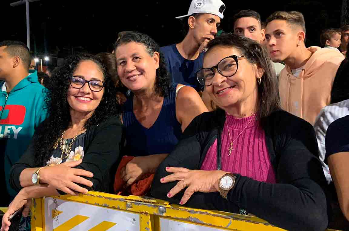 A arapiraquense Joelma chamou as amigas para assistir cada etapa da simulação | © SSPAL