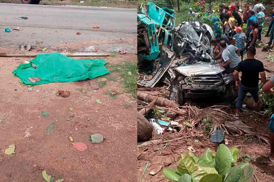Acidente deixa duas pessoas mortas e outra gravemente ferida em Panelas