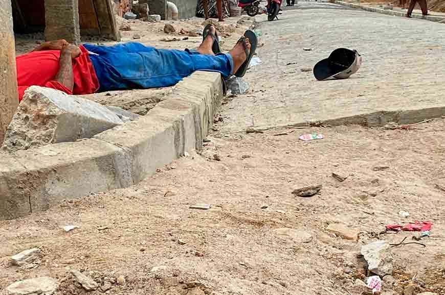 Homem é morto enquanto trabalhava em obra de pavimentação em Joaquim Gomes