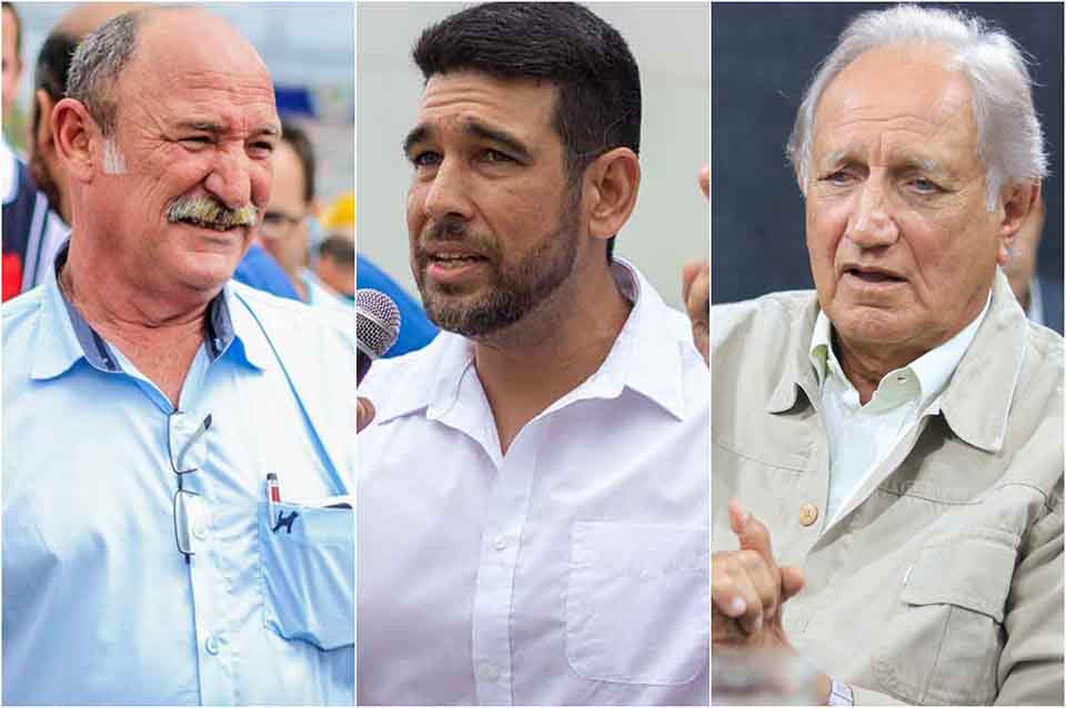 Eduardo Pedrosa, Bruno Lopes e Manoel Gomes de Barros