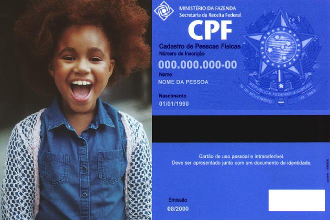CPF para crianças – © Reprodução  