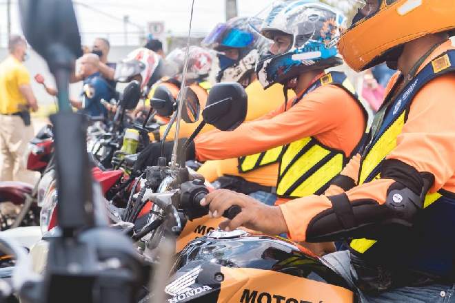 Mototaxistas em Maceió – © Ascom/Prefeitura de Maceió 