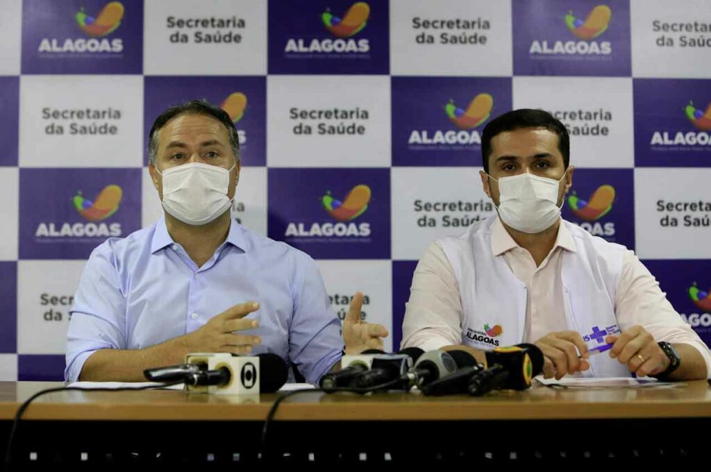 Renan Filho e secretário Alexandre Ayres | © Secom Alagoas