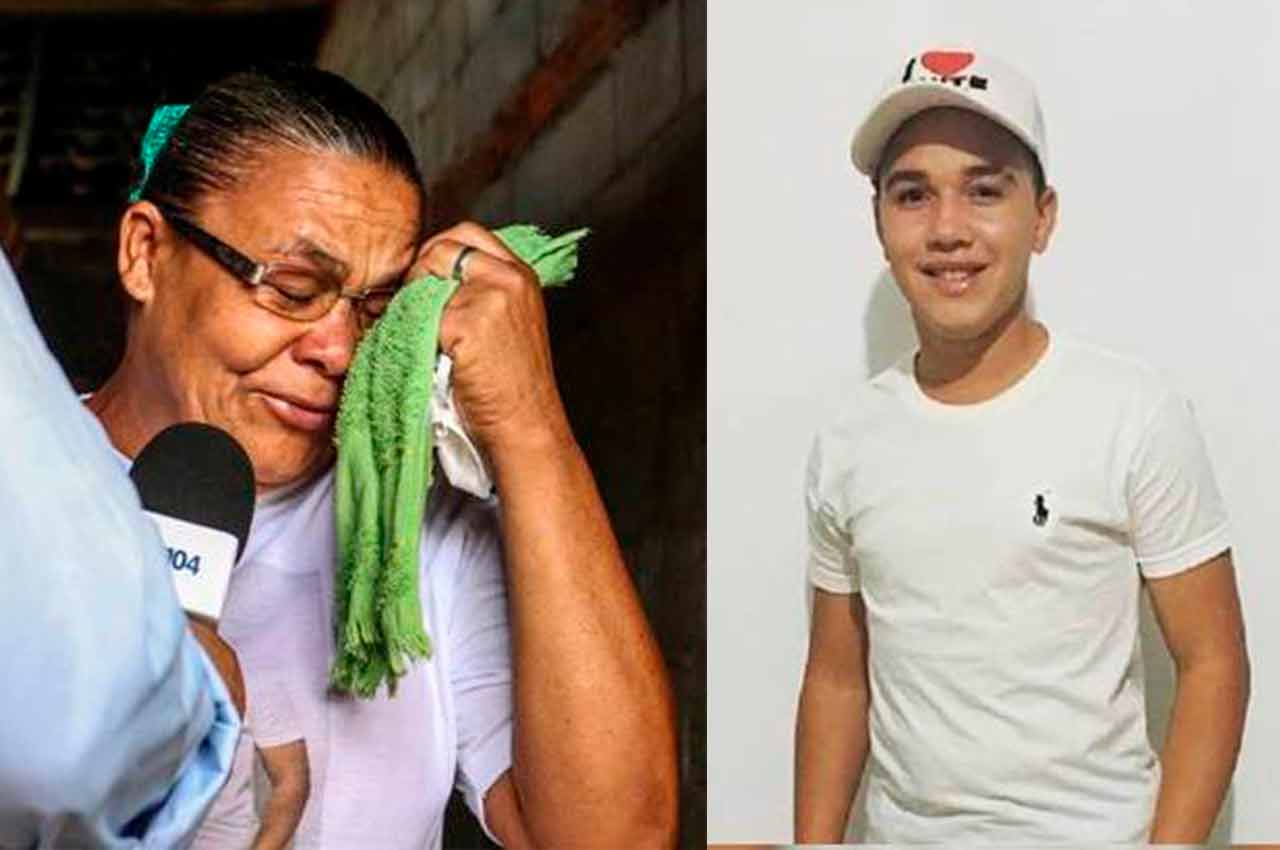 Angela Vilar, mãe do jovem Anderson, morto a tiros em Santana do Mundaú | © Rayanne Rodrigues/BR104/Arquivo