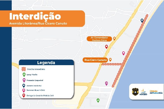 Evento modifica trânsito em Jacarecica neste sábado (16)