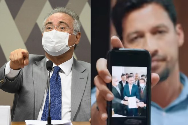 Renan Calheiros rebate críticas de Cunha nas redes sociais