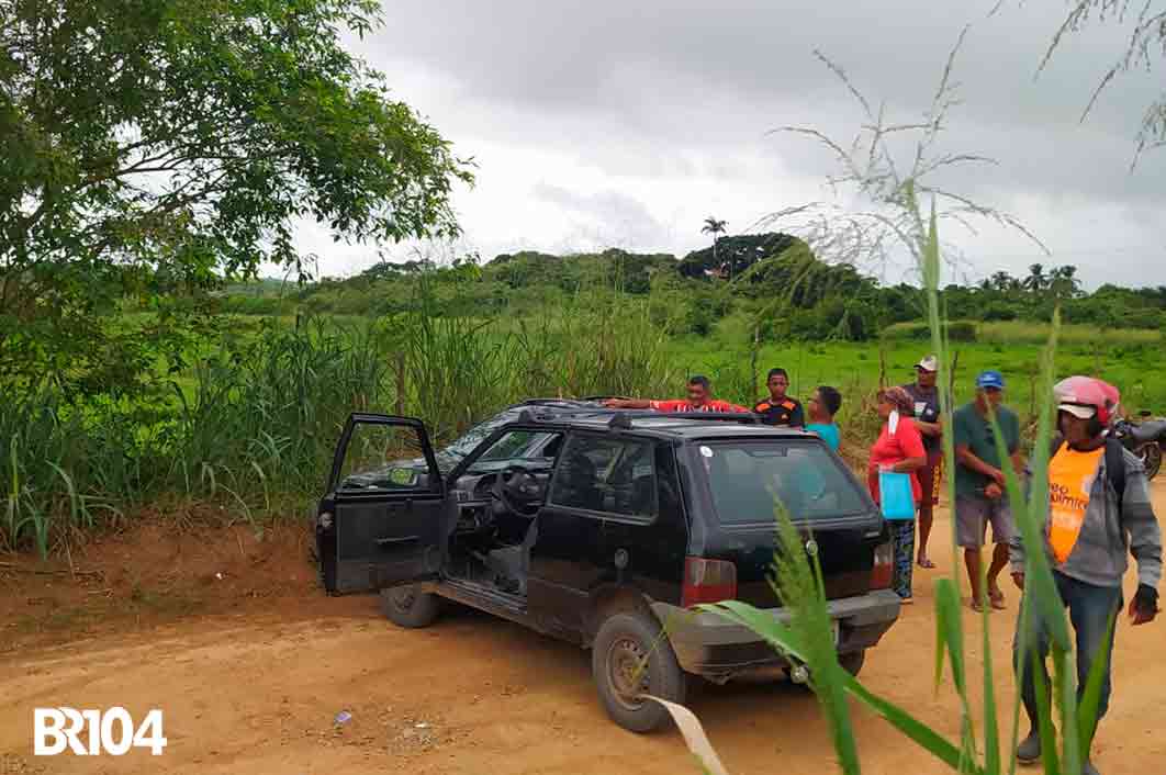 Colisão ocorreu em estrada vicinal do Assentamento Che Guevara | © Izael Nascimento/BR104