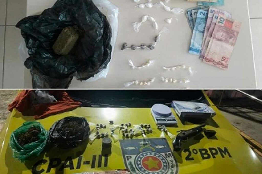 Ações da PM resultam em duas prisões por tráfico em União dos Palmares e Murici