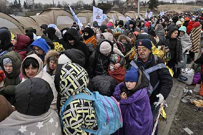 Refugiados ucranianos | © Louisa Gouliamaki/AFP