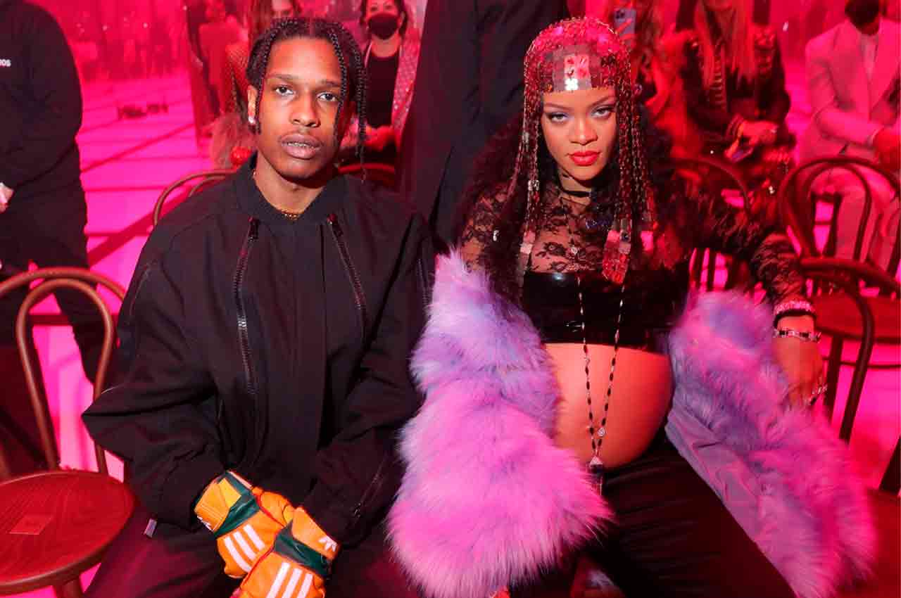 Rihanna e A$AP Rocky | © Reprodução