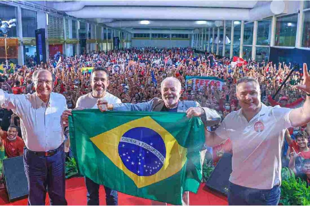 Renan Filho, Lula, Paulo Dantas e Geraldo Alckmin | © Reprodução