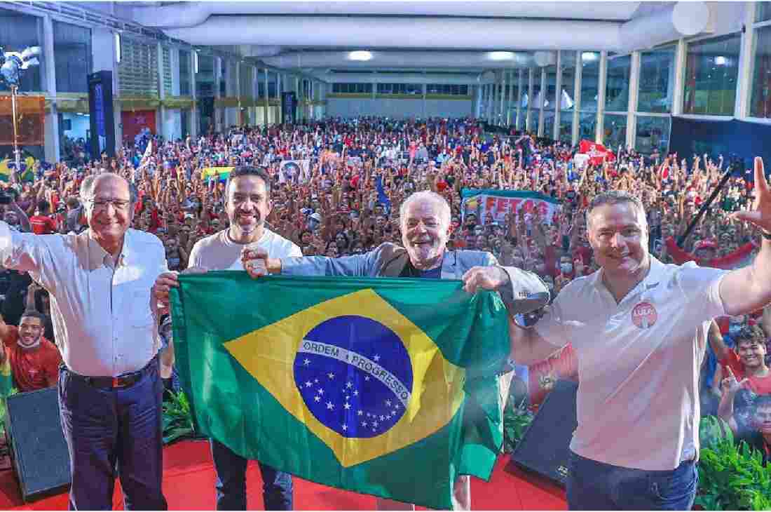 Renan Filho, Lula, Paulo Dantas e Geraldo Alckmin | © Reprodução