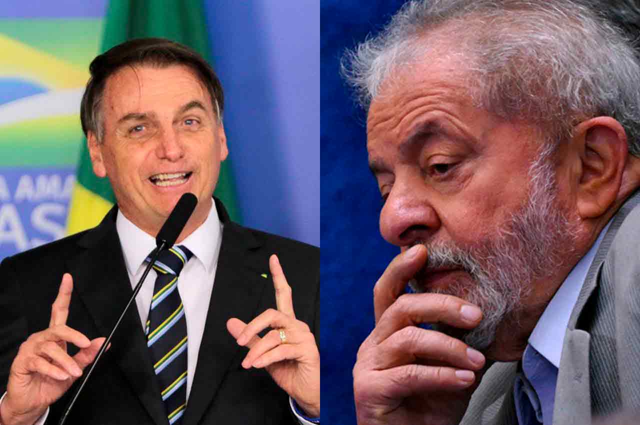 Bolsonaro e Lula | © Reprodução