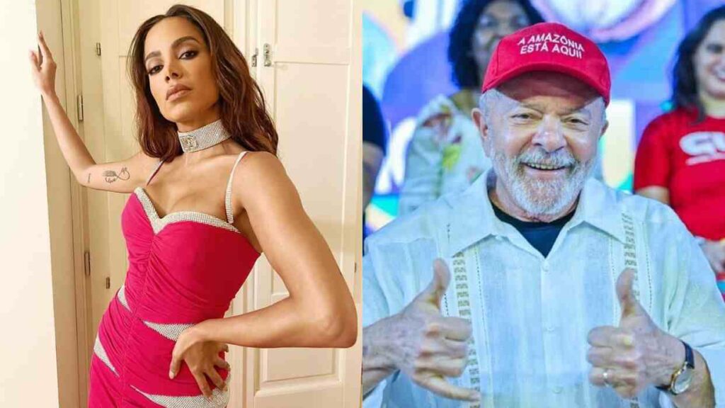 Declarada lulista, Anitta pede que Lula a apoie liberando a maconha, caso seja eleito