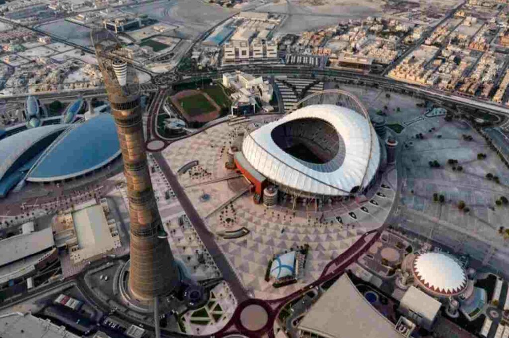 Estádio Khalifa International no Qatar | © Qatar's Supreme Committee for Delivery and Legacy / AFP