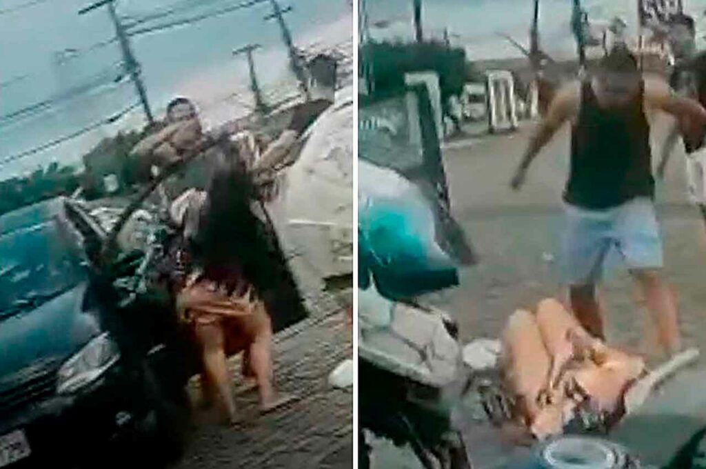 COVARDIA: Homem agrediu mulher com um tapa no rosto em Maceió
