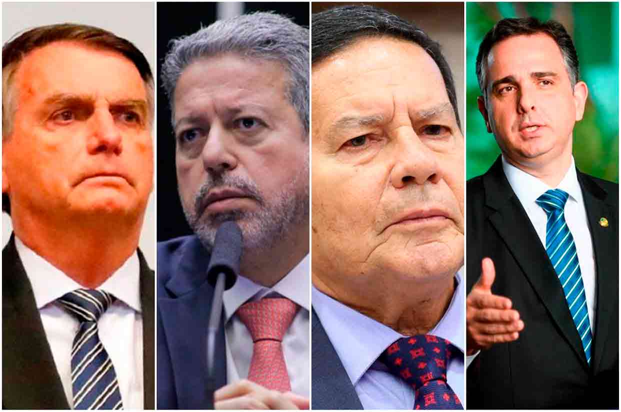 Bolsonaro, Lira, Mourão e Pacheco | © Reprodução