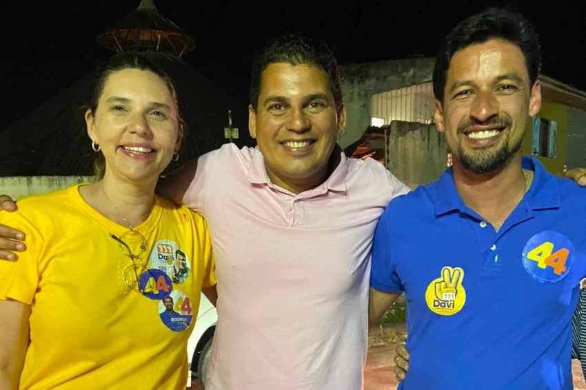 Jó Pereira, Caju e Rodrigo Cunha - @Cortesia