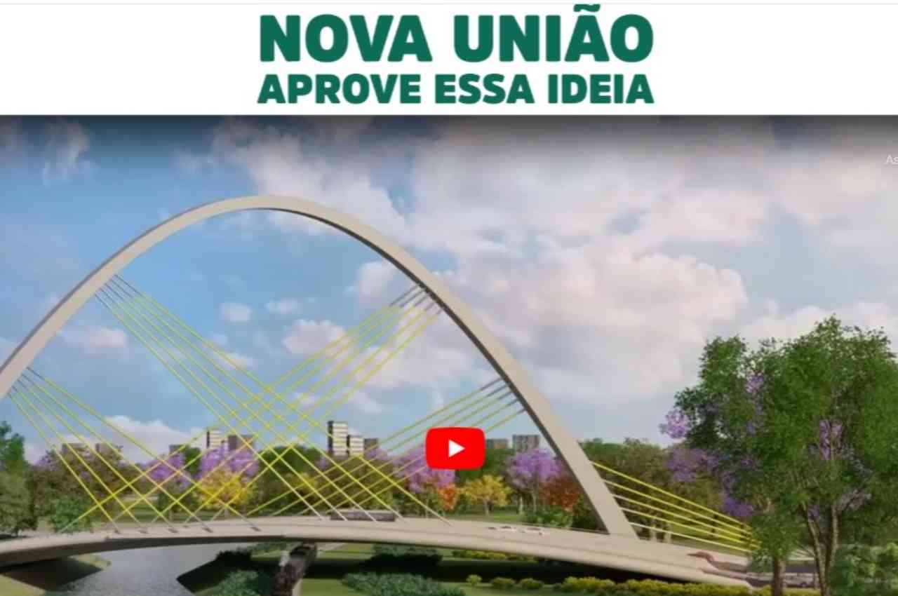 Nova União é um projeto idealizado pelo ex-deputado João Caldas | © Reprodução