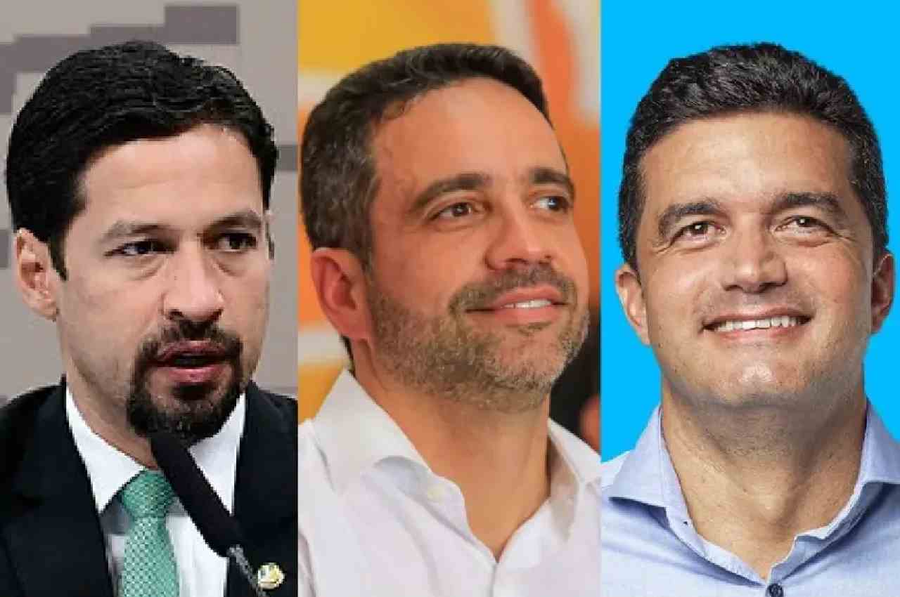 Candidatos ao governo de Alagoas: Rodrigo Cunha, Paulo Dantas e Rui Palmeira  | © Reprodução 