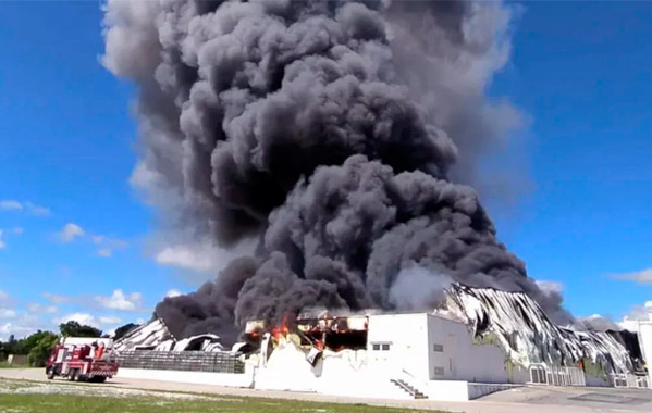 Loja Havan quase destruída | Reprodução