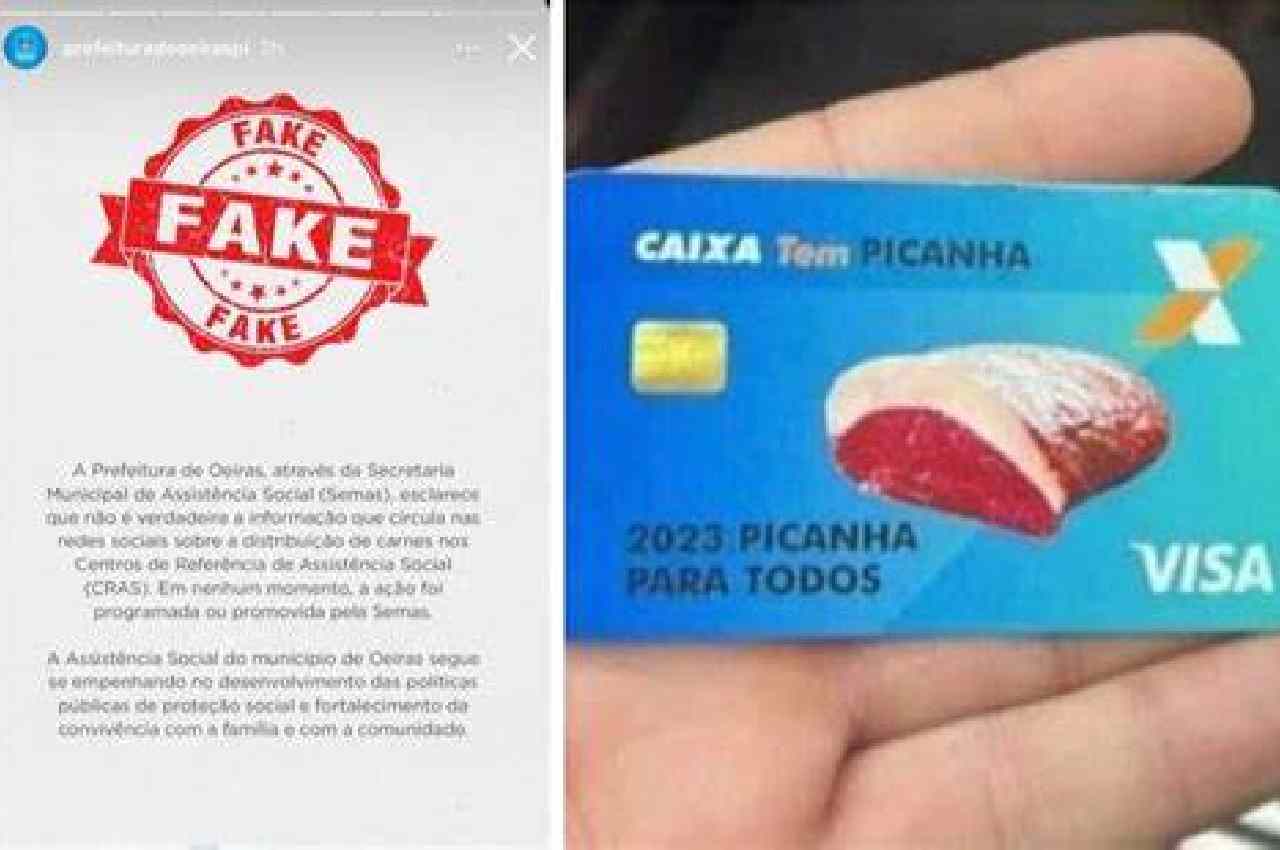 Fake News sobre bolsa picanha engana moradores de Oeiras no Piauí | © Reprodução  