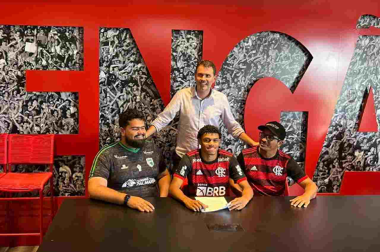 João Victor, atacando do Zumbi Esporte Clube fecha com Flamengo | © Reprodução