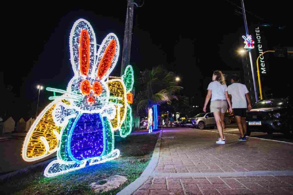 Praça Multieventos em Maceió recebe Vila da Páscoa montada pela Prefeitura