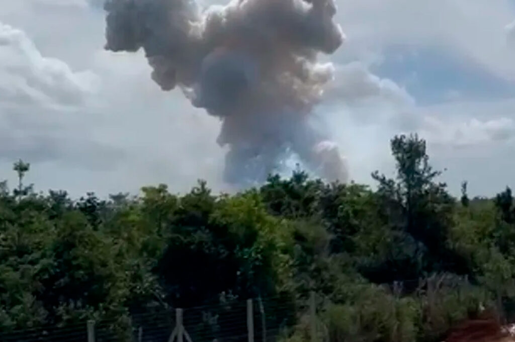 Explosão em fábrica de fogos de artifícios é registrada em Maceió