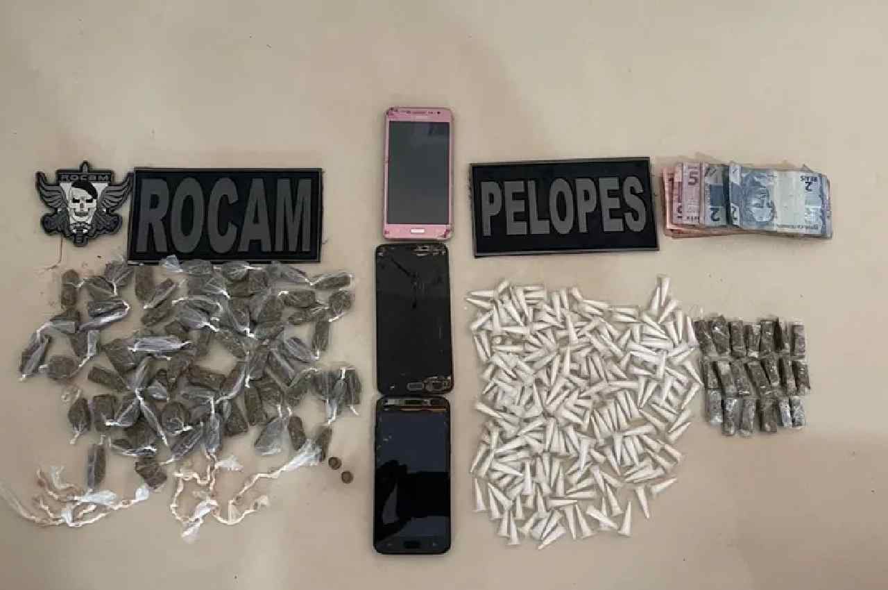 Material apreendido com os suspeitos durante a operação | © Ascom / SSP-AL