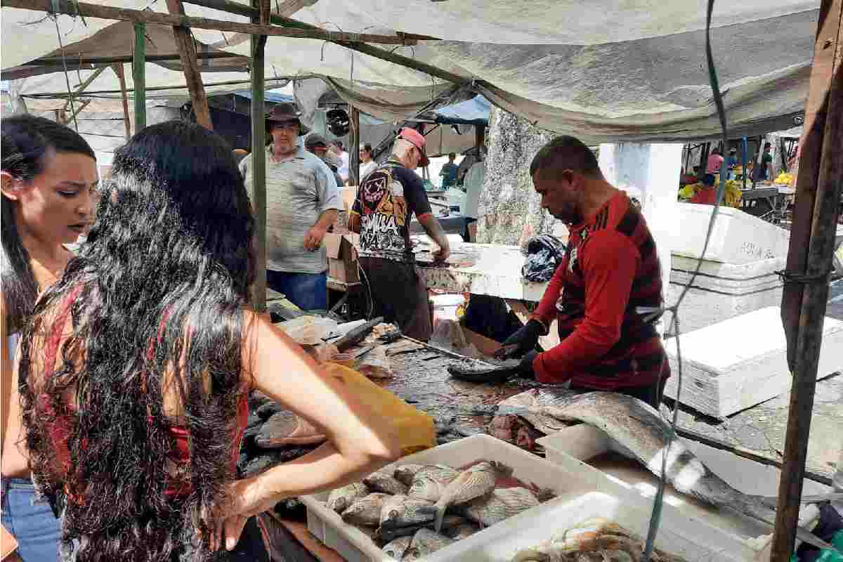 Consumidores em feira livre de União dos Palmares | © Rayane Rodrigues 