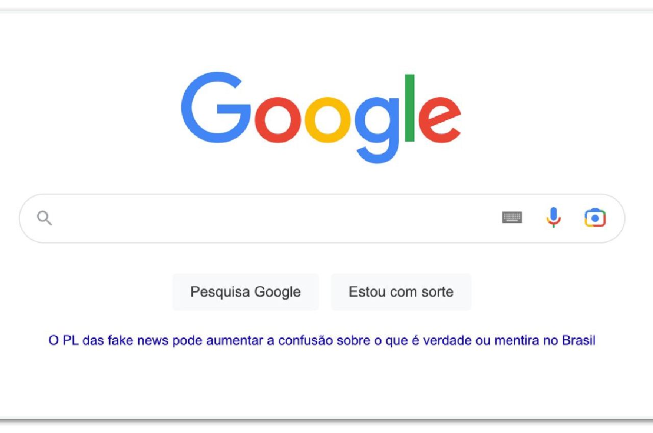 Google faz campanha contra PL das fake news | © Reprodução