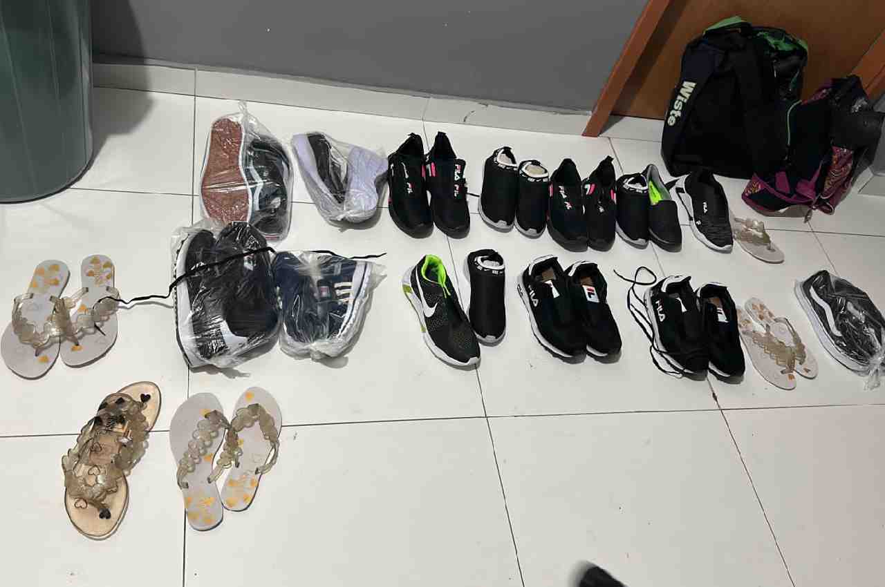 Material recuperado pela polícia | Foto: Reprodução 