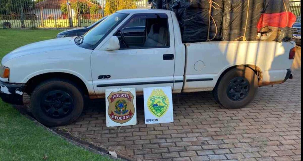 Polícia Federal prende investigado e apreende carga de cigarros paraguaios