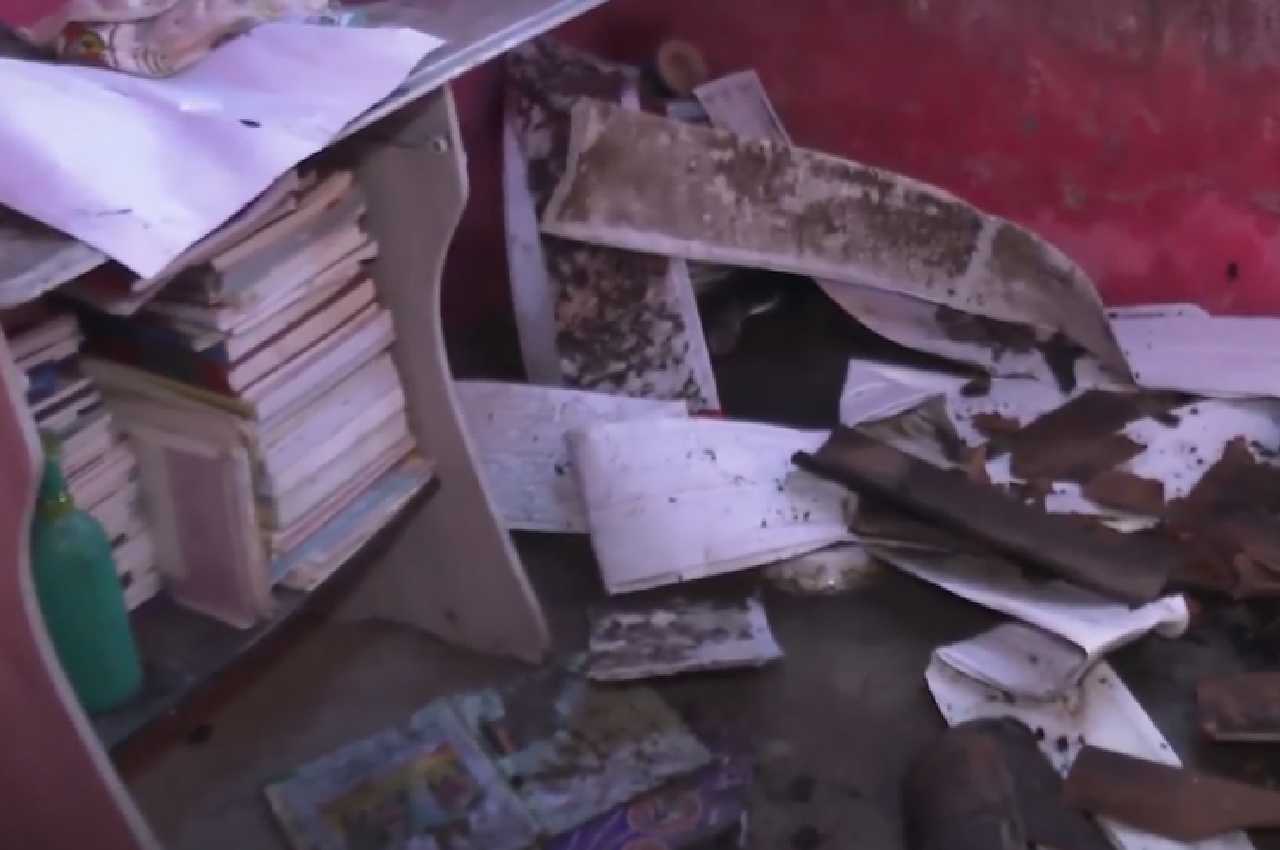 Incêndio destrói residência em Maceió – Foto: TV Pajuçara