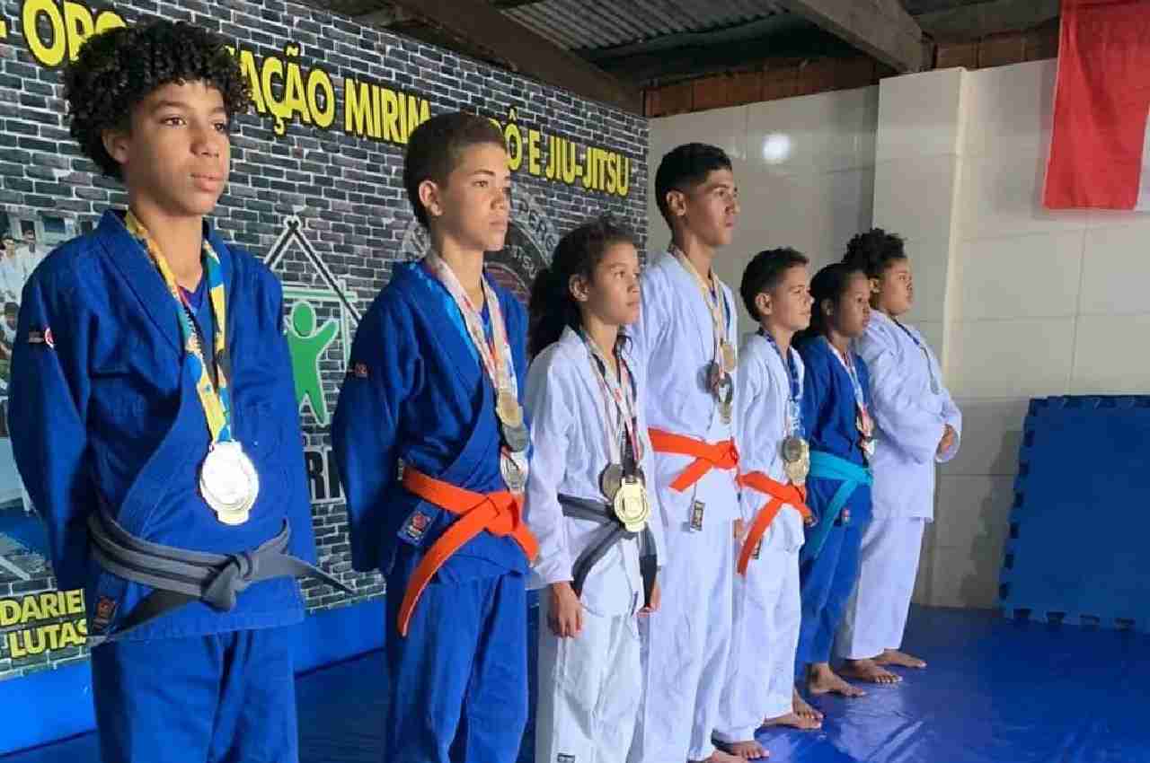 Jovens judocas da Organização Mirim | Foto: Cortesia
