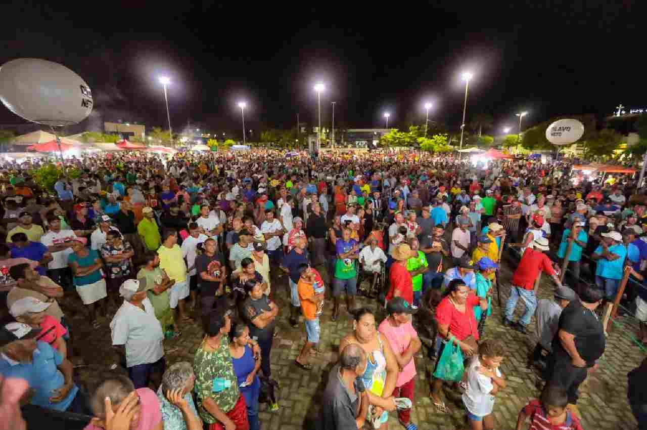 Público no evento show de prêmios do Dia dos Pais em Murici | Foto: Ascom/Murici