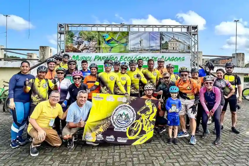 600 Ciclistas celebram a natureza na 3ª Pedalada Ecológica de Murici