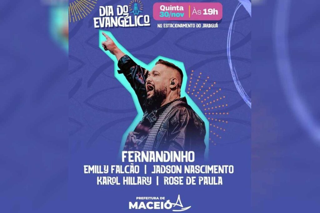 Prefeitura de Maceió divulga programação especial para Dia do Evangélico