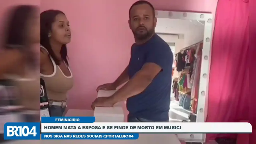 Homem mata a esposa e se finge de morto em Murici