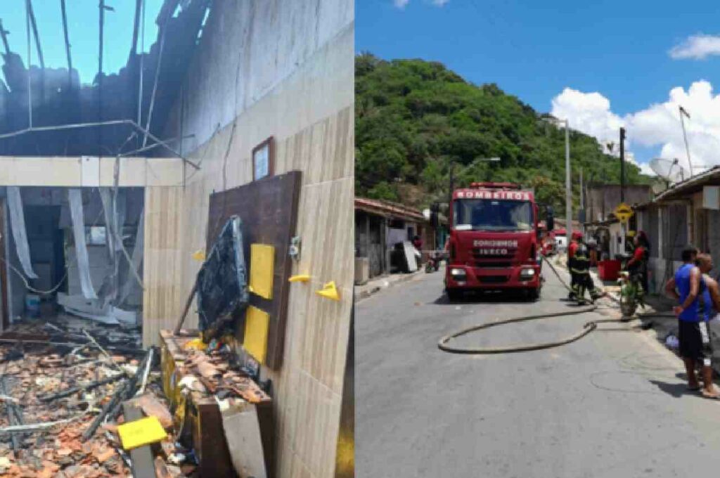 Duas residências são atingidas por incêndio em Maceió; ninguém ficou ferido