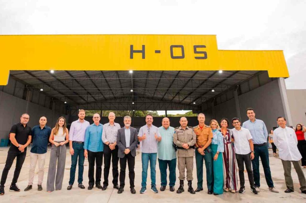 Paulo Dantas inaugura o aeroporto em Marechal Deodoro