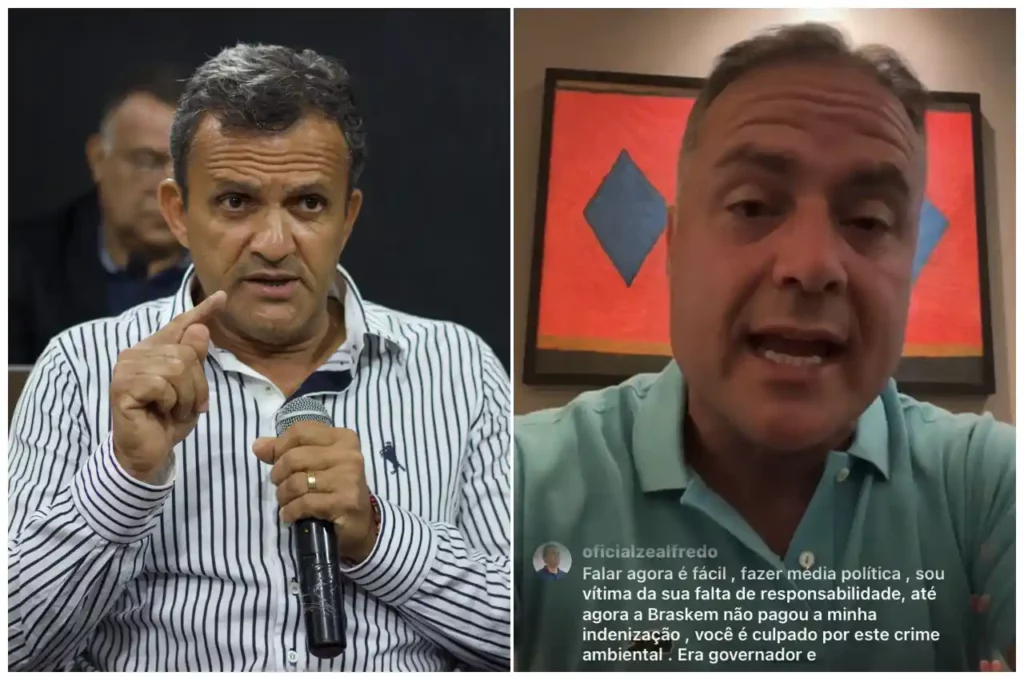 Zé Alfredo culpa Renan Filho pela tragédia da Braskem: “Você é culpado por este crime.”